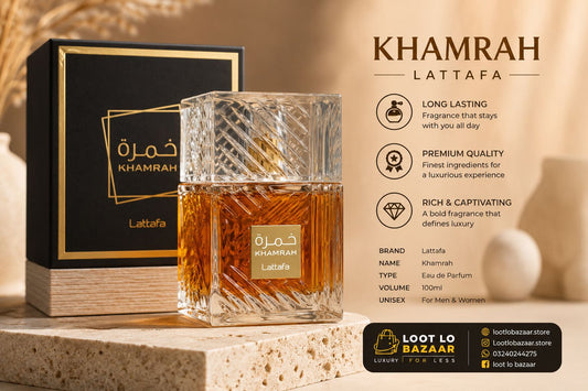 Orignal Khamrah by Lattafa – Eau de Parfum 100ml (Unisex) limited stock