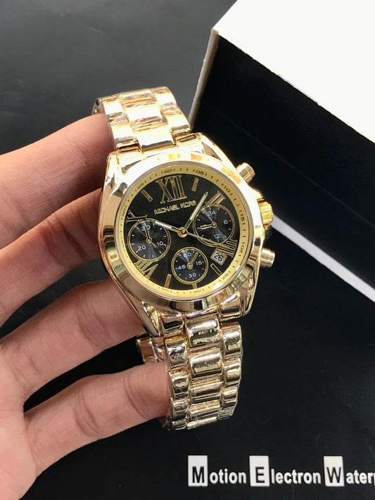 Premium Quality Gold-Tone Chronograph women collection Watch