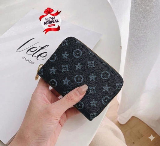 louis vuitton Monogram Zip-Around Compact Wallet