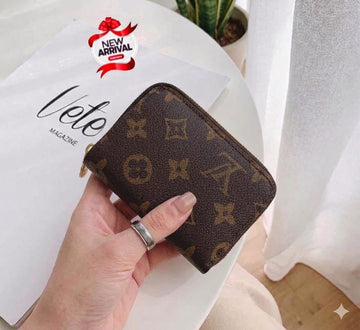 louis vuitton Monogram Zip-Around Compact Wallet