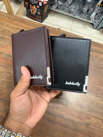 Balebaily Men's Leather Wallet – Long & Short Style