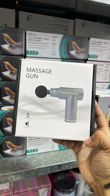 Portable Massage Gun – Deep Tissue Percussion Massager with Long Battery Life