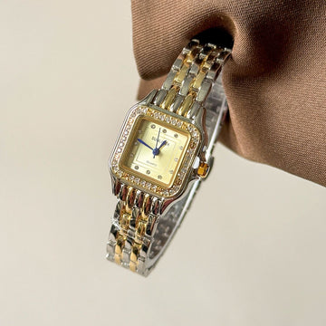 Sunlifex Crystal-Bezel Ladies Quartz Watch