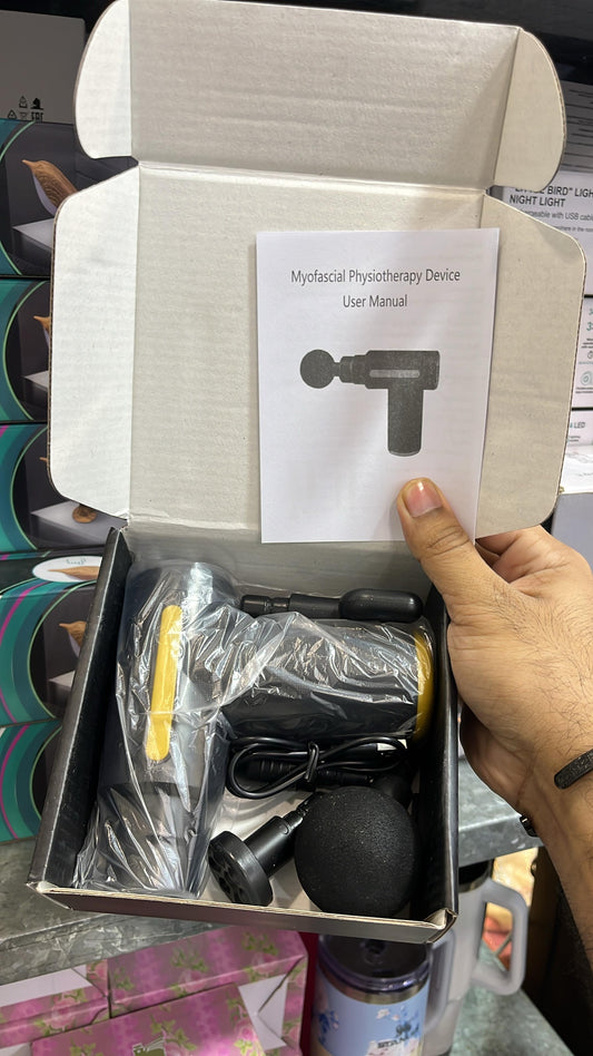Portable Massage Gun – Deep Tissue Percussion Massager with Long Battery Life